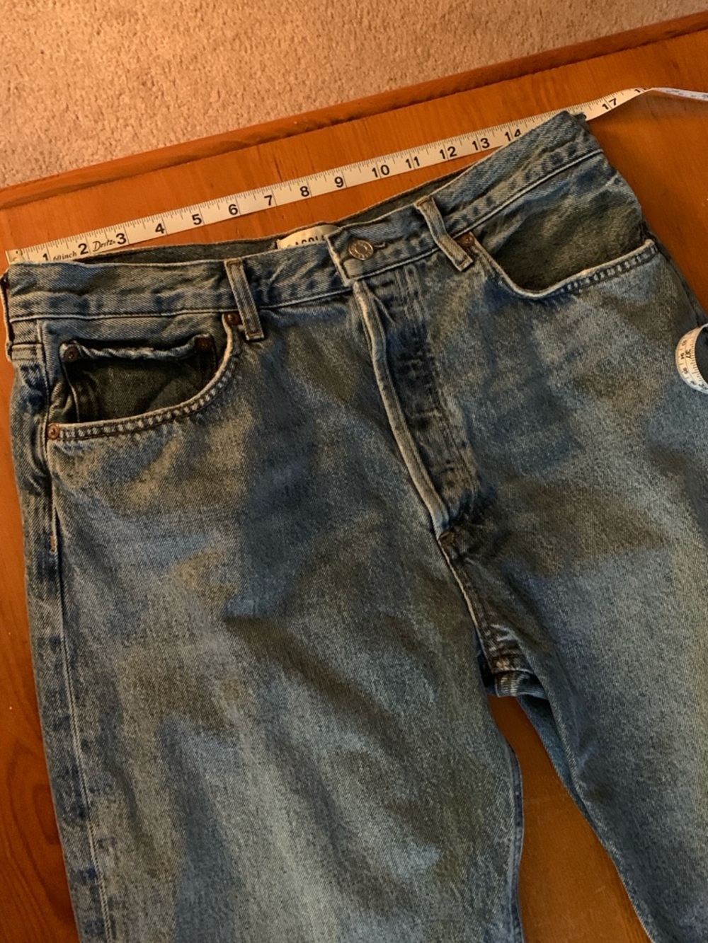 AGOLDE FRAN LOW SLUNG STRAIGHT CUFFED JEANS - Picture 7 of 11